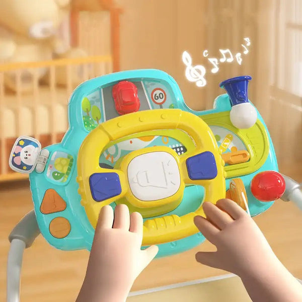 Educational steering wheel